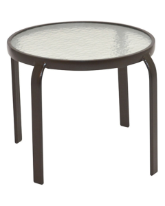 Patio Side Table Bronze 
