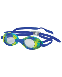 Stingray Swimming Goggles Clear/Green & Blue