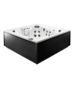 Jacuzzi J-LX™ Porcelain Ebony Hot Tub with Open Seating