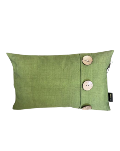 Green Lumbar Patio Pillow